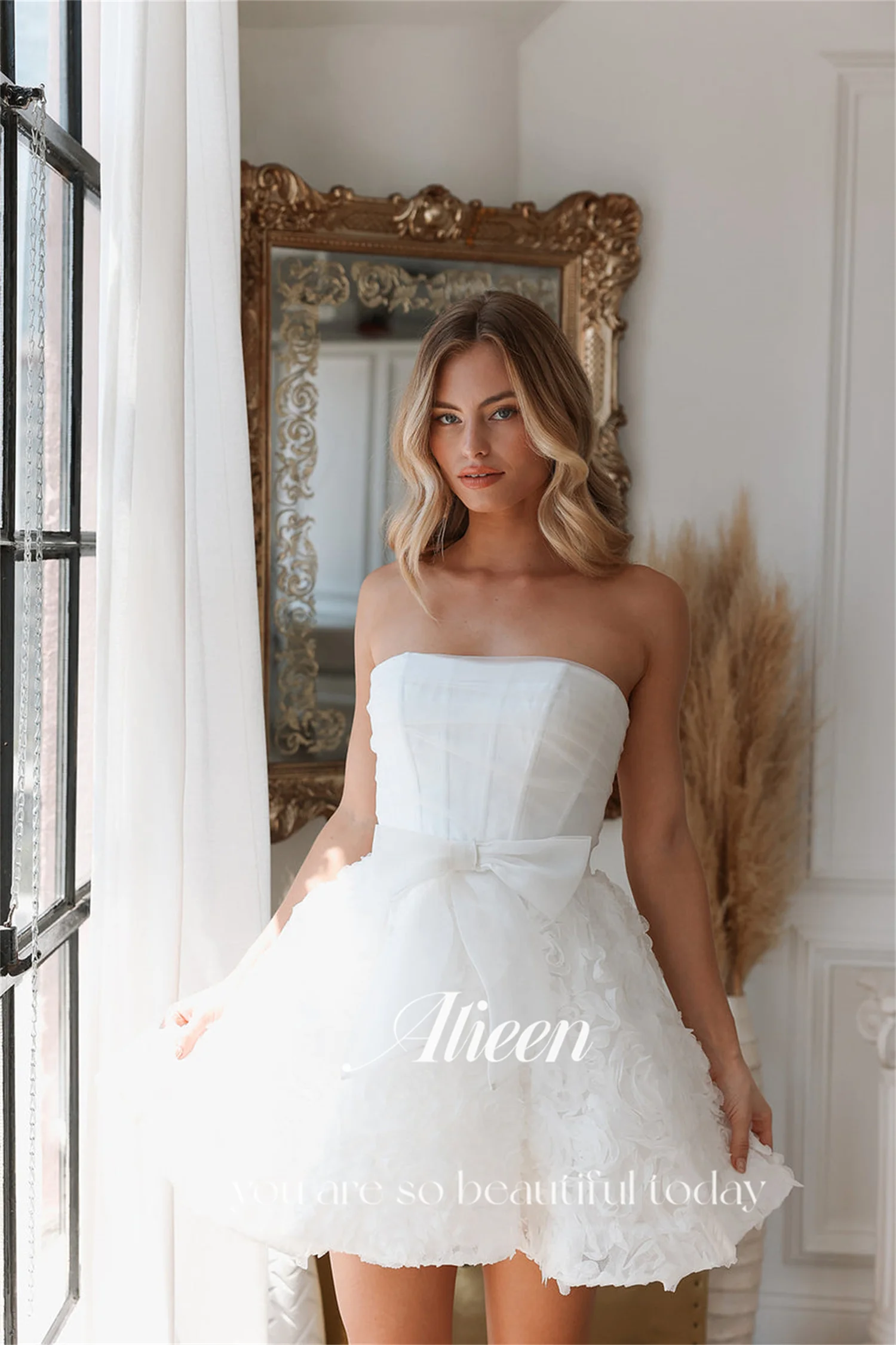 Aileen ノーストドレス エレガント パーティードレス レディース オフショルダー イブニングドレス レディース カスタムメイド 高級 プロムドレス 2025 ミニ