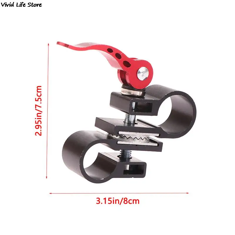 1Pc Fishing Chair Umbrella Clip Bracket Adjustable Umbrella Base Stand Clamp Fishing Chair Umbrella Clip Fish Pole Holder