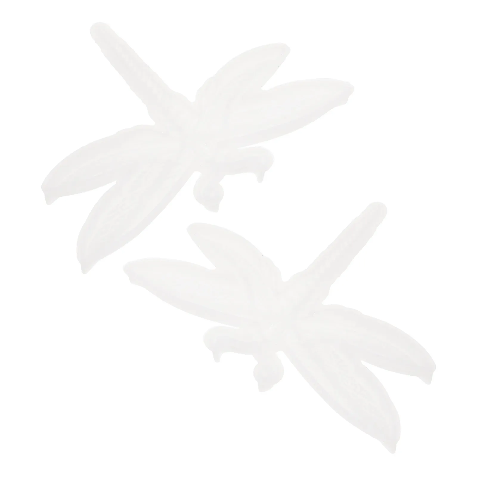 

Набор из 2 силиконовых форм для литья из эпоксидной смолы в виде стрекозы, для настенного декора, DIY поделок, объемных 3D-украшений в виде животных