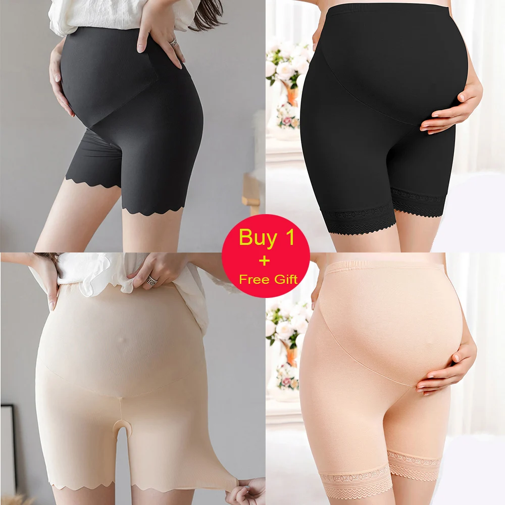 Woman Slim Leggings Short Maternity Soft Adjustable Waist Pregnant Pregnancy Clothes Pants Ropa Enceinte Mujer Embarazada Plus