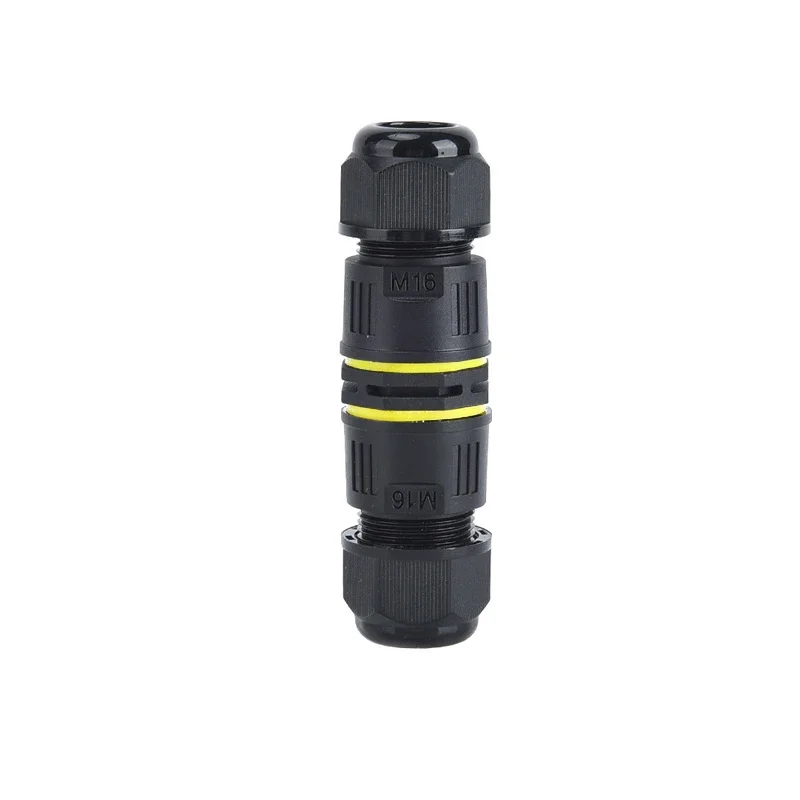 IP68 M16 M20 M25 Male Female Docking Connector Waterproof 2/3/4/5 Pin Terminal Electrical Wire  Cable Connector For Outdoor