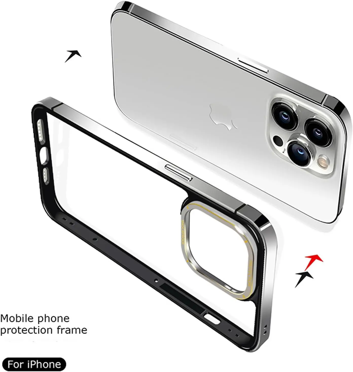 

Роскошный чехол-бампер из нержавеющей стали для телефона, оригинальная рамка, аксессуары для iPhone 15 Pro Max Plus 15Pro 15Plus
