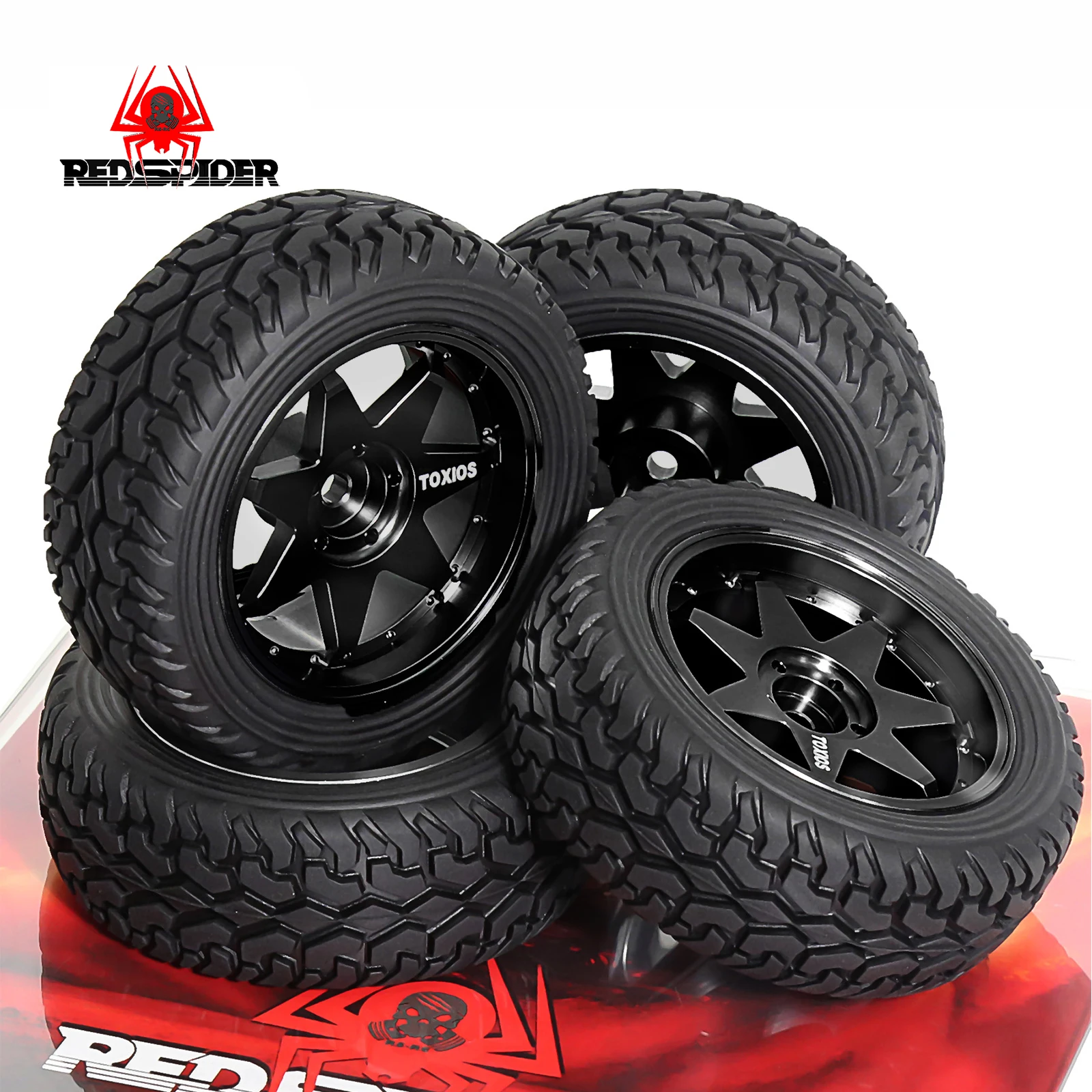 1/10 Off Road Wheels Drift Rims 75mm RC Tires for Rc Car Off-Road Drift Rock For HSP HPI 1:10 RC Racing Car Accessories