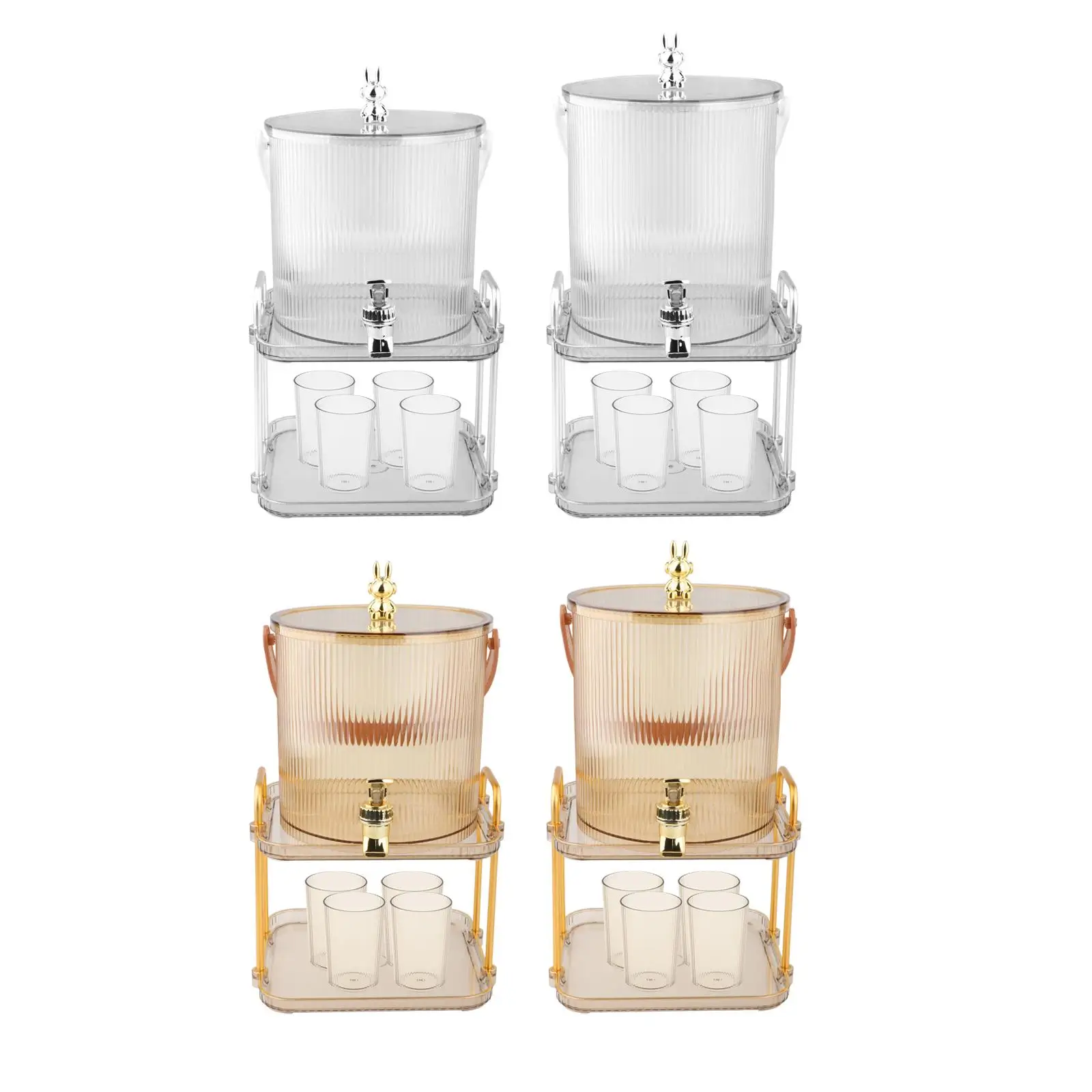 شرب موزع دلو حاوية مشروبات مع صنبور إبريق الماء موزع المشروبات المثلجة للنزهة الاستخدام اليومي في الهواء الطلق بار الحفلات