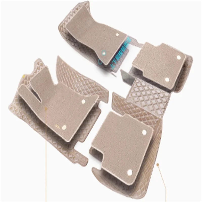 

For Audi A5 Coupe 2Doors Auto New Models Double Layer 5D Custom Car Floor Mats Carpets Foot Liners Car Accessories