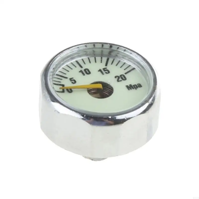 W91B Propane Tanks Gauge Level for Cylinder BBQ Gas Grills with Backlit Leak Detector Gas Pressure Meter M10Thread