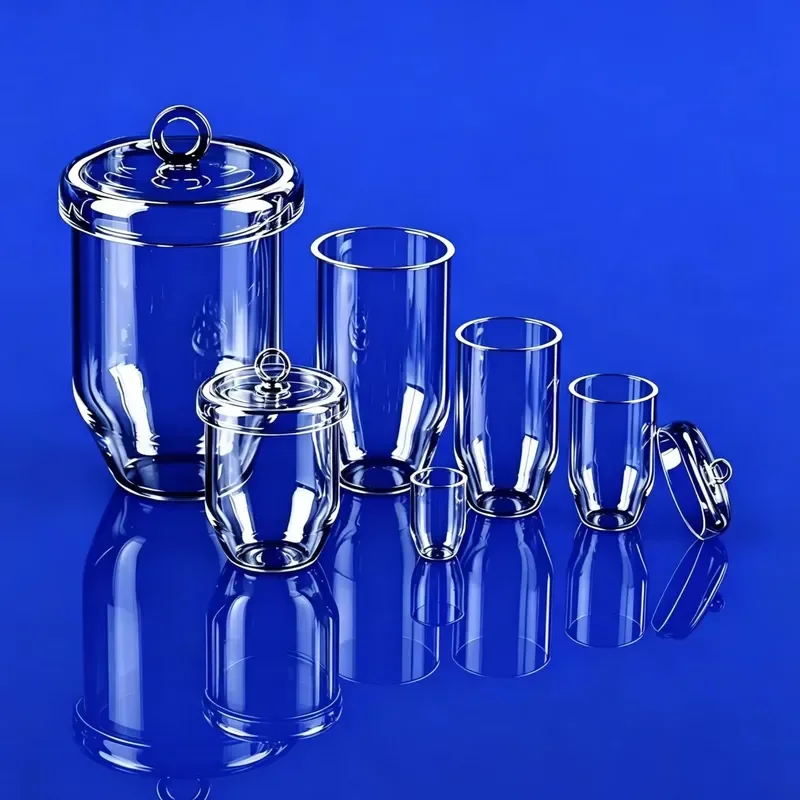 High Purity Quartz Glass Crucible for Semiconductor Lab Experiment Corrosion Resistant High Light Transmittance Custom Made