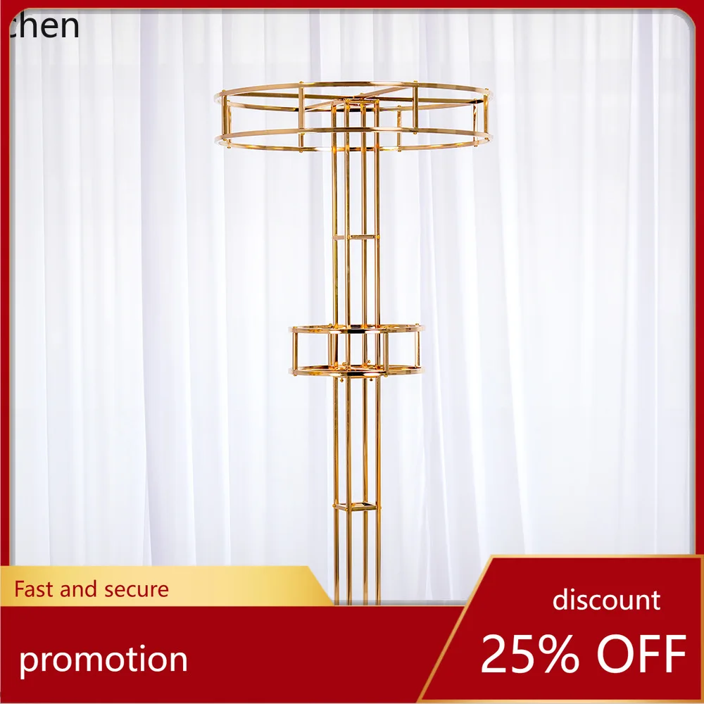 PYH Wedding Road Guide Flower Stand  Layer Single Layer  Main Flower Stand Outdoor Wedding Decoration Ornament