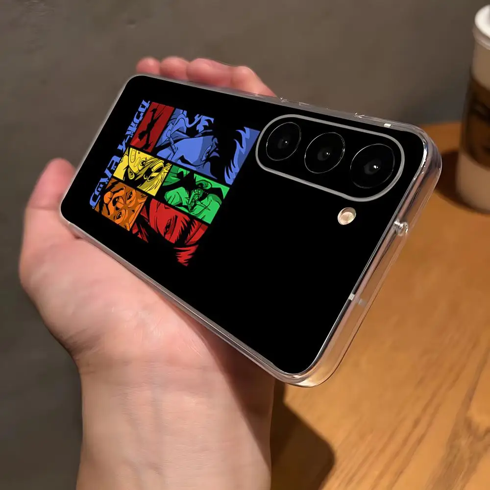 Anime C-Cowboy Bebop Handyhülle für Samsung A23 A33 A53 A52s A35 AA14 A16 5G A52 Transparente Abdeckung
