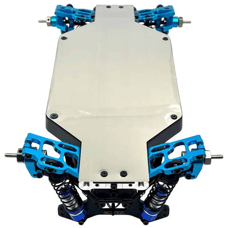 Stainless Steel Metal Bumper Chassis Armor Protection Skid Plate for Hyper GO MJX 1/10 10303 10304 RC Car Upgrade Accessories