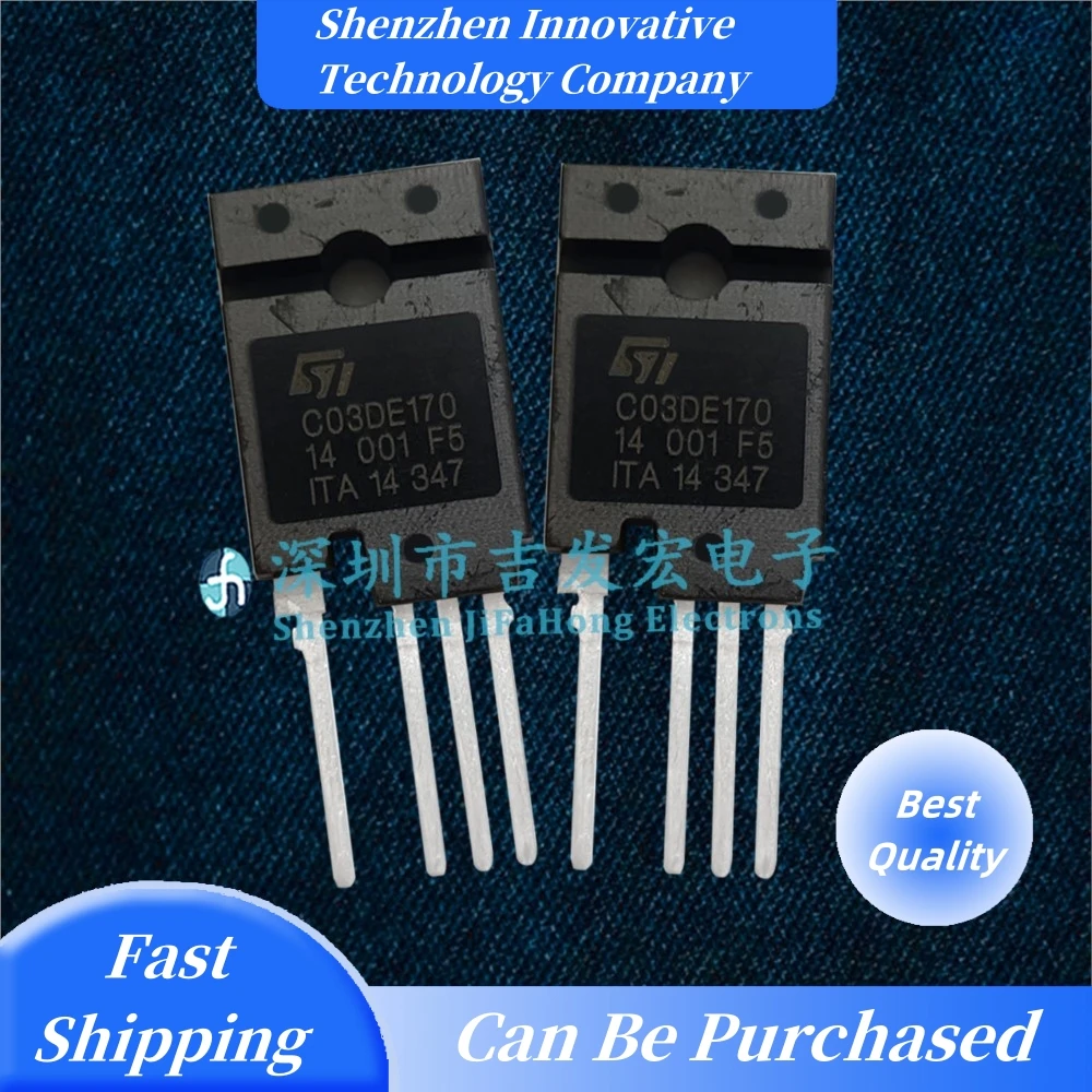 10PCS C03DE170 STC03DE170  TO-247 1700V 3A 10Best Quality Can Be Purchased  Fast Shipping