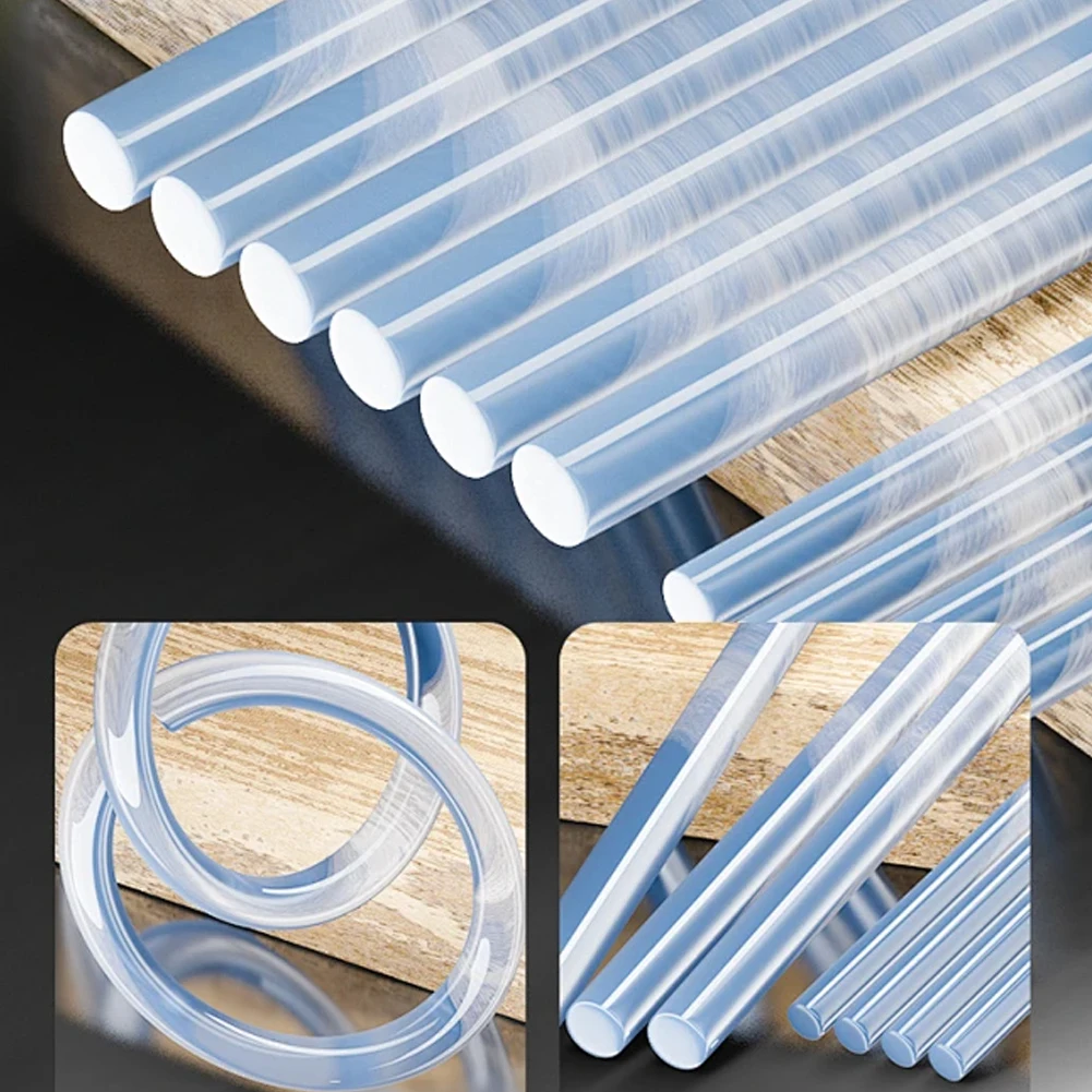 10/20Pcs Translucent Strong Viscosity Rods Hot Glue Sticks Rod Strengthen Stickiness 7mm Transparent Sticks Set for Hot Glue Gun