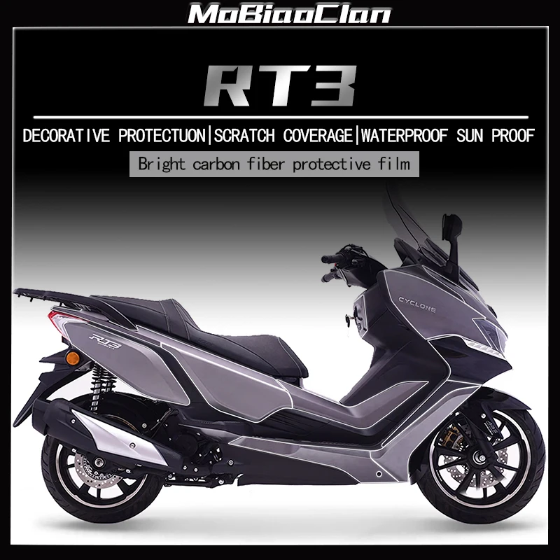 

For Cyclone RT3 2021 Motorcycle Protective film 6D sticker carbon fiber sticker car sticker modification accessories