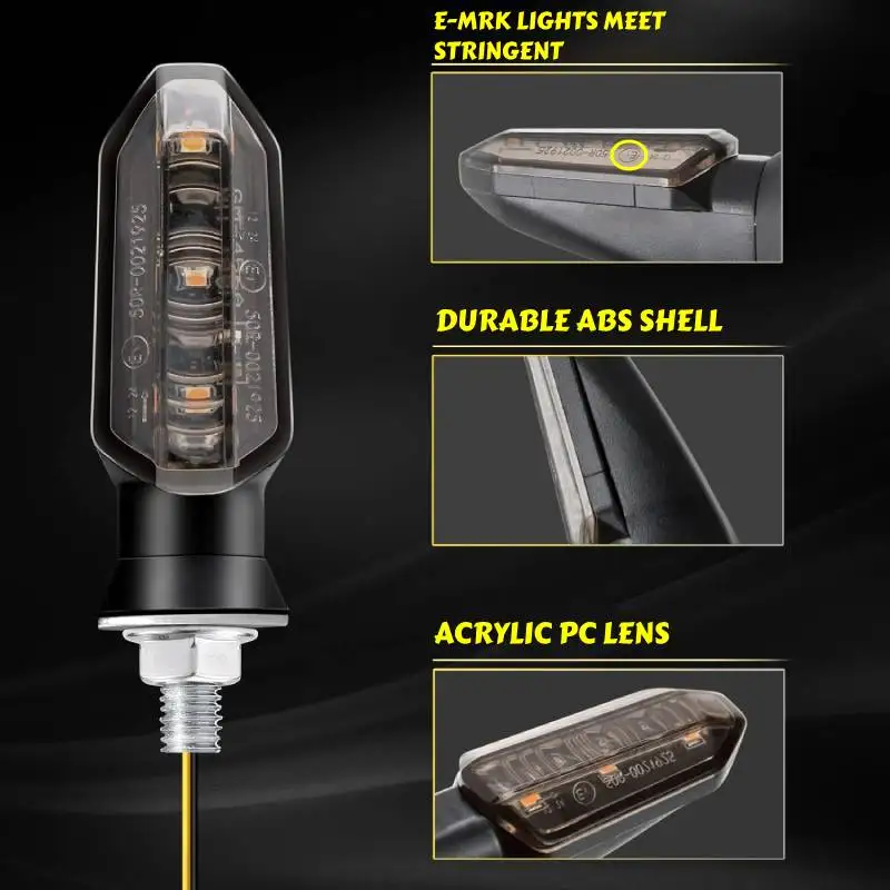 Motorcycle LED Turn Signal Light For YAMAHA MT07 Tenere 700 XJ6 FZ1 FZ6 FZ16 MT09 Tracer 900 MT03 YZF R3 R1 R6 R15 XT 660