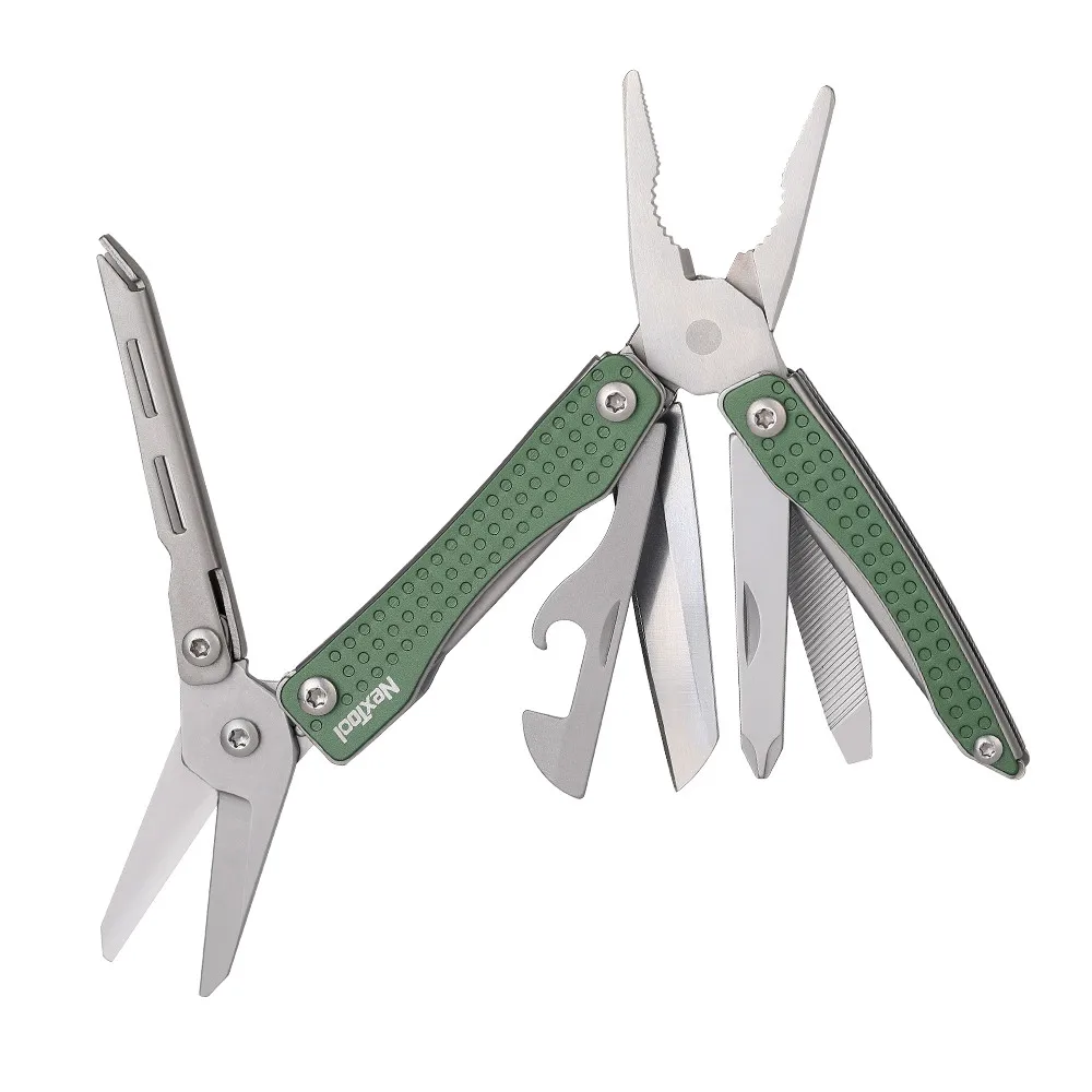 Imagem -05 - Nextool-mini Flagship Ferramenta Multifuncional Ferramenta de Mão Dobrável Edc Alicates de Chave de Fenda Abridor de Garrafas para Exterior 10 em 1