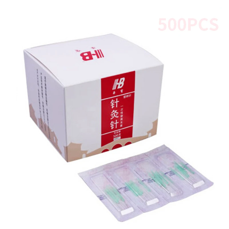 

Superfine Disposable Sterile Acupuncture Needles Anti-slip Plastic Handle Beauty Accupuncture Gasify Filiform Needle Therapy