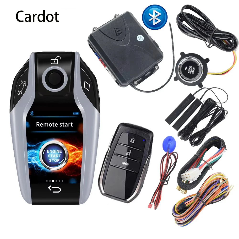 Cardot Global Universal Remote Key Remote Start Car Alarm Smart Phone App Control