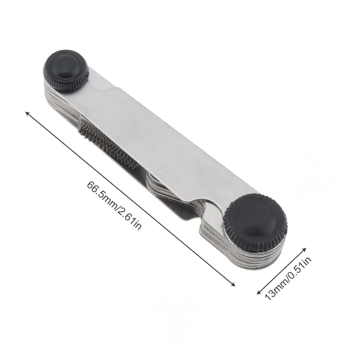 30pcs/set Stainless Steel US 60° Thread Gauge Screw Pitch Gauges with Blades Range 4-62 for Industrial Measurement