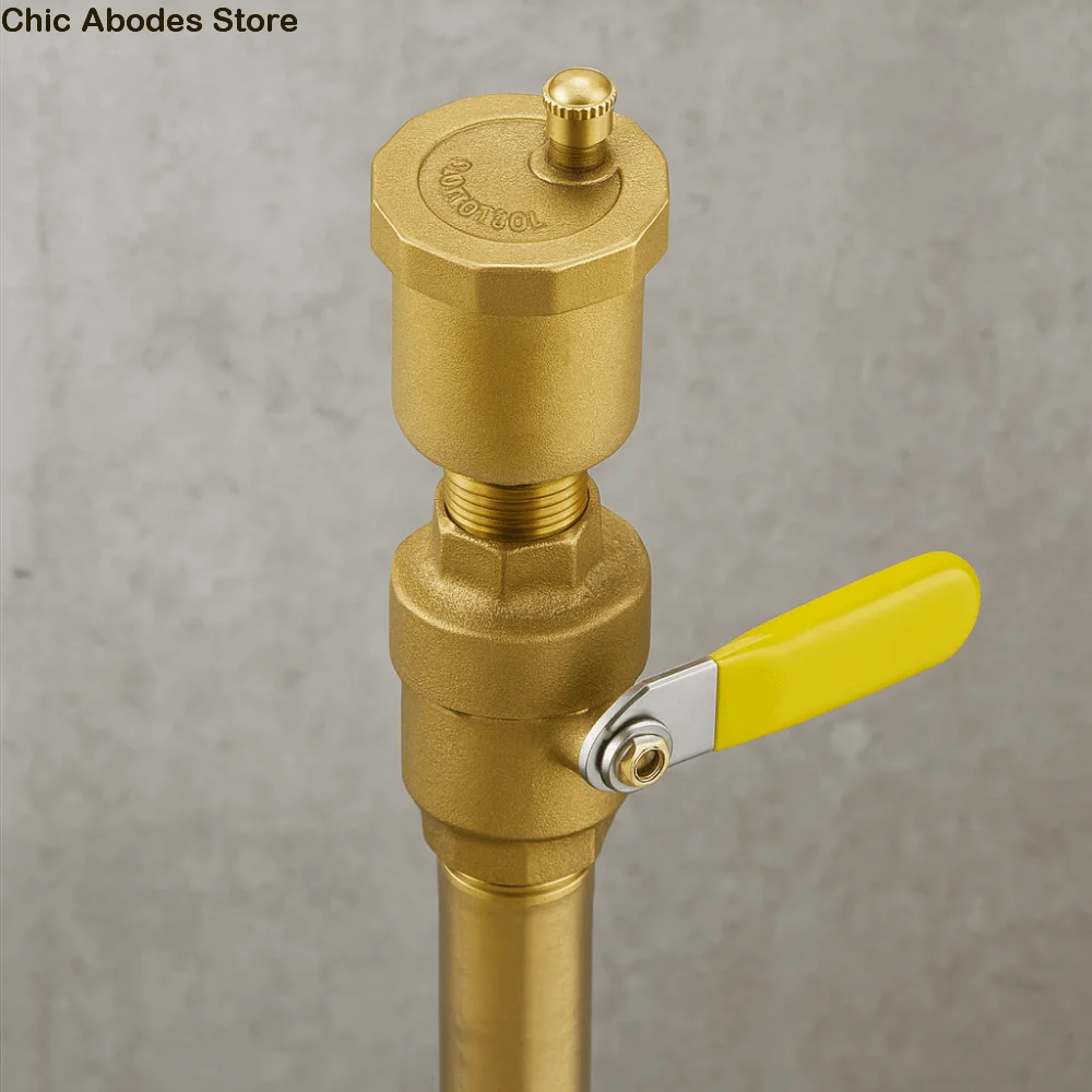 

Латунный материал Автоматический выпускной клапан Стандартная наружная резьба Воздухоотводный клапан сброса давления Коллектор распределителя