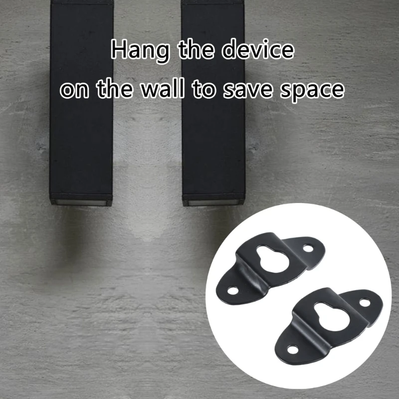 2 ชิ้นลำโพง Wall Mount Hook Connectors สำหรับช่วยเพิ่มผนังตกแต่งและองค์กรเสียงรอบทิศทางผู้ถือ Bracket