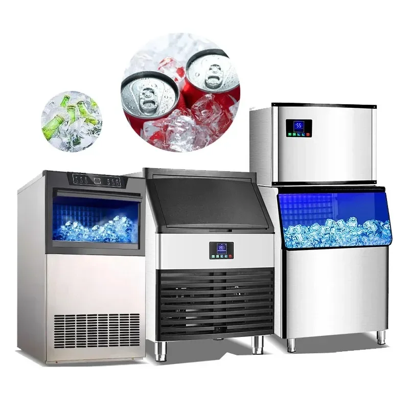 

120kg Per Day Energy Saving Crystal Ice Machine Cube Maker Ice Machine Guangzhou Factory