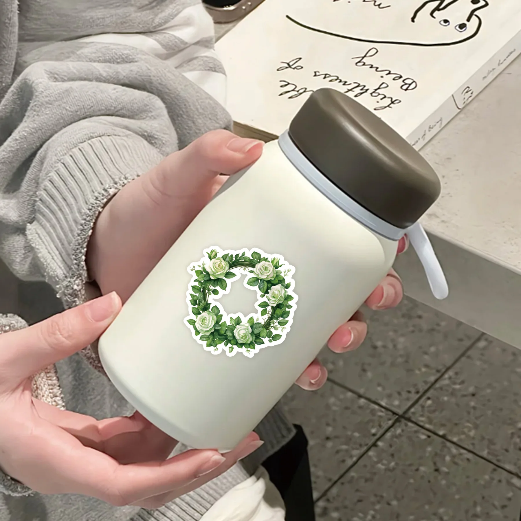 50 قطعة ملصقات سلسلة الرجعية الشارات الملونة لمذكرات غير المرغوب فيه مجلة زجاجة ماء الكمبيوتر المحمول الهاتف الديكور سكرابوكينغ لوازم