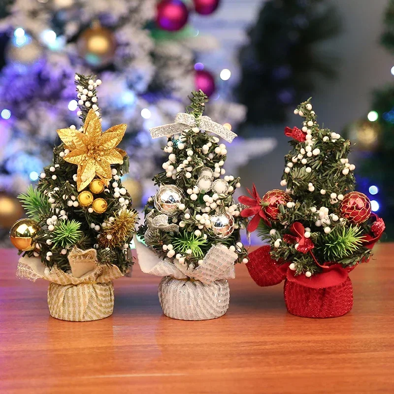 

Christmas Decorations Mini Christmas Tree Trendy Unique Luxury Shopping Showcase Desktop Ornaments Small Gifts Christmas Tree