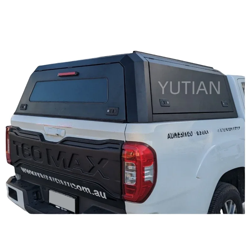 TRUCK CANOPY  For LDV T60 MAX (Luxe, Pro) DC 2019-2023 BLACK TITAN HYBRID   Truck topper waterproof Anti theft Hardtop