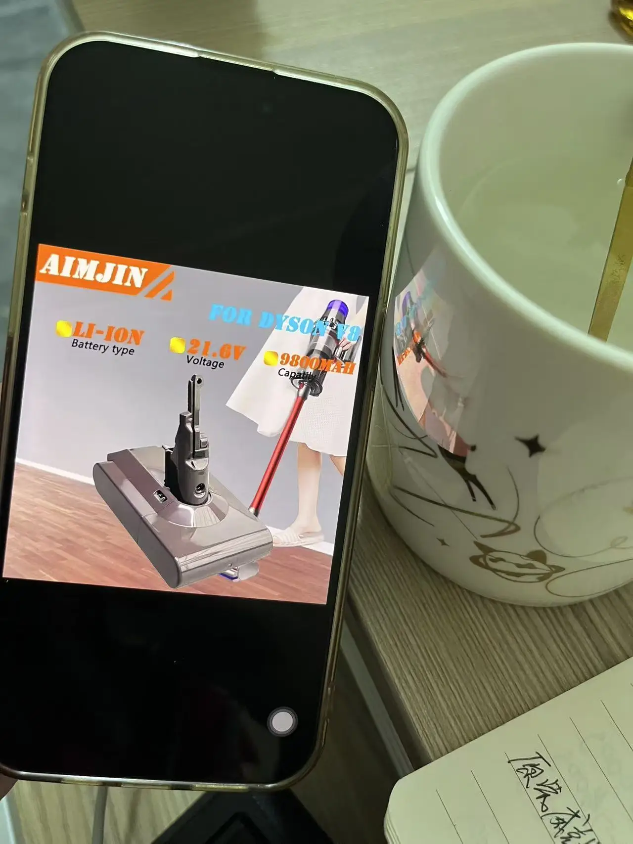 

4800mAh Vacuum Cleaner Battery For Dyson V8 Series Li-ion Replacement Original Battery DC58 DC62 DC74 SV11 SV10 SV12