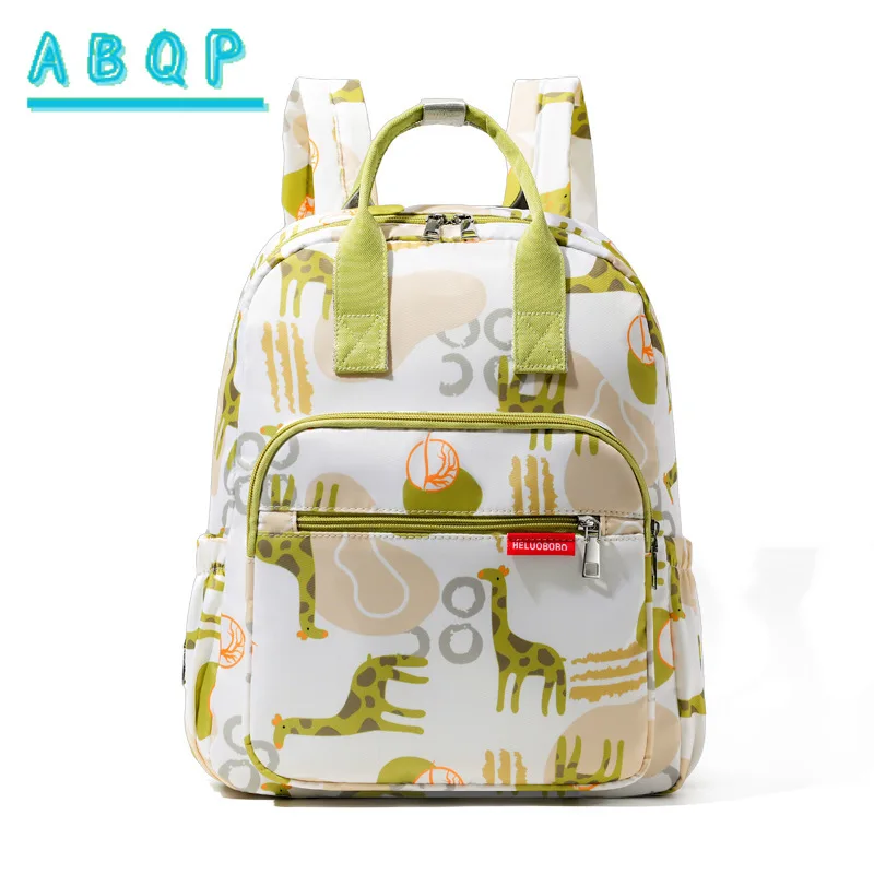 New Diaper Bag Backpack Fashion Baby Diaper Bag Large Capacity Multifunctional Portable Going Out Baby Products Storage Backpack
