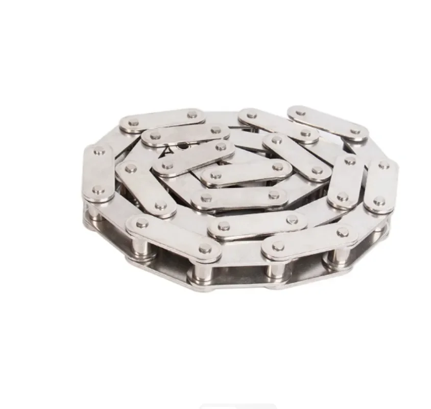 

【Best-selling】304 Stainless Steel C2060 Double Pitch Conveyor Roller Chain with Attachments