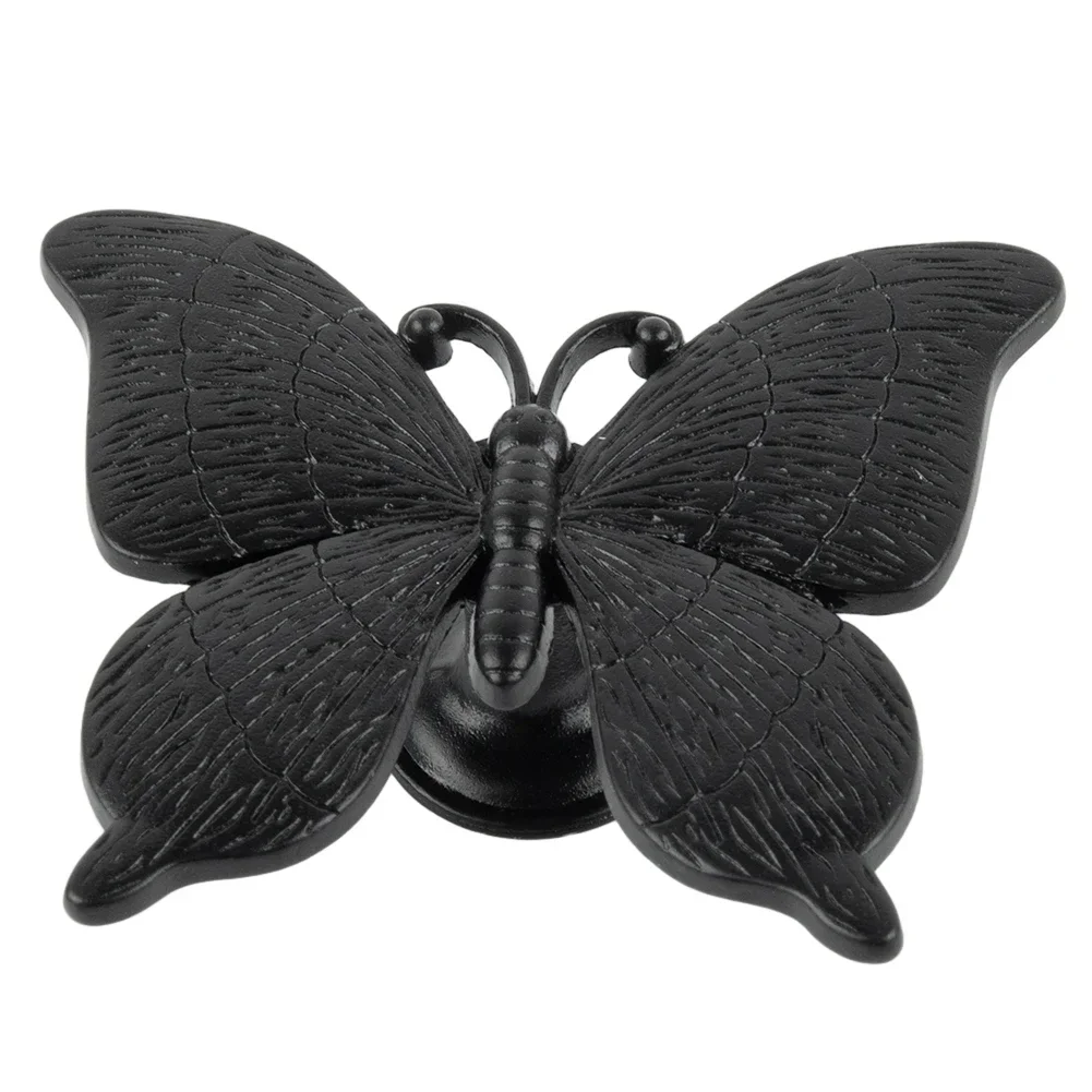 Vintage Butterfly Shape Zinc Alloy Furniture Handle Door Cabinets Knobs For Children Hardware Wardrobe Cupboard Door Pulls