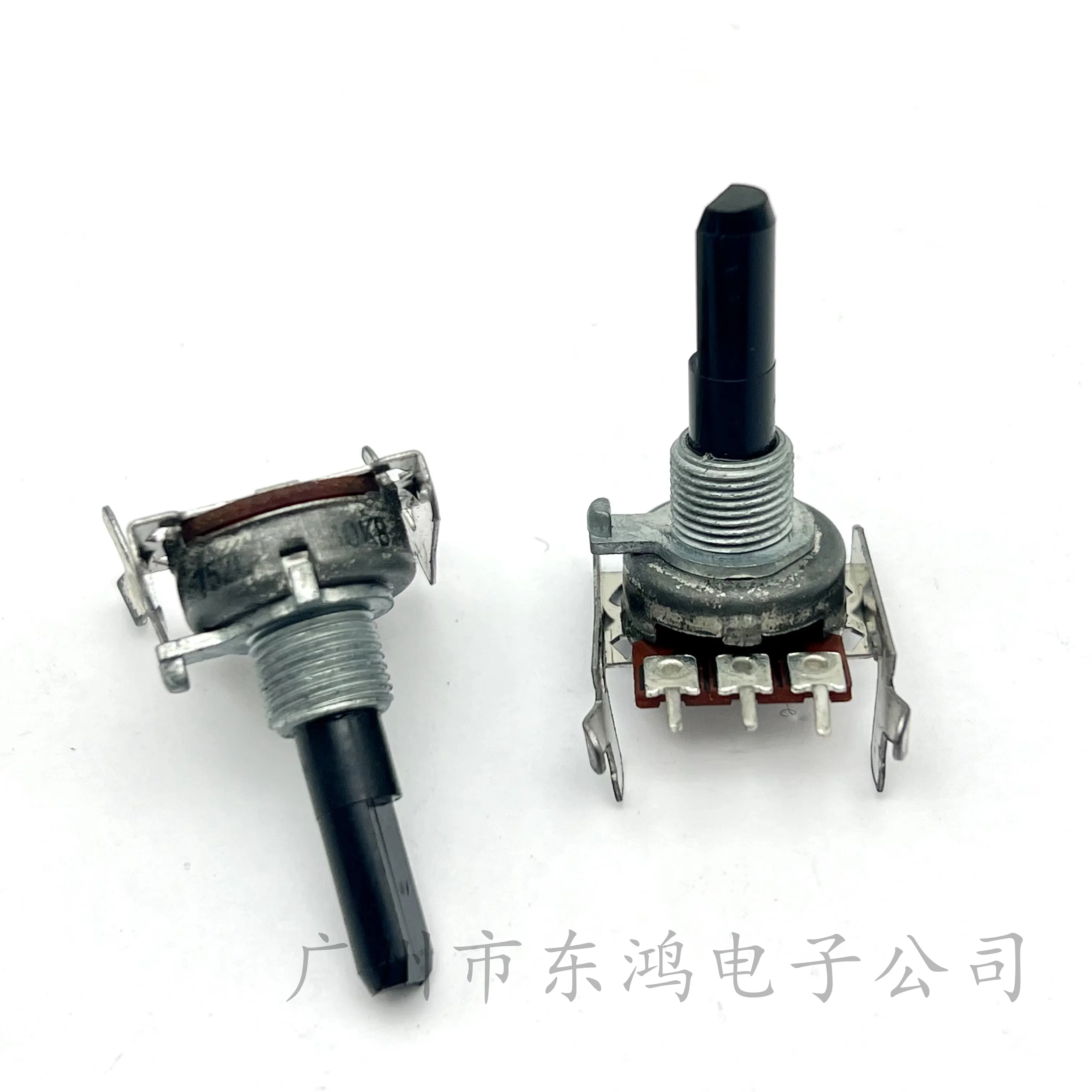 5 PCS the republic of161 Horizontal Potentiometer 3 Pin B10K Old Style Amplifier  Adjustment Switch Shaft Length 25mm