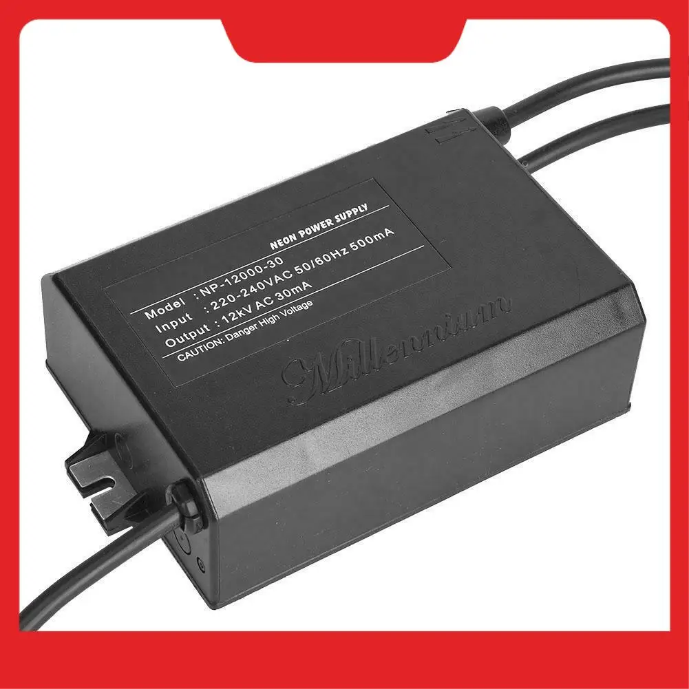 

1Pc Neon Light Sign Electronic Transformer Power Supply P-12000-30 12KV 30MA-N38R