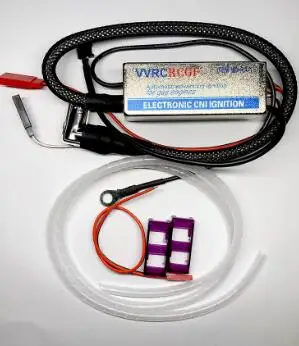 Auto-Timing CDI Ignition for VVRC RCGF RC Model Gas Engine, Fit Single Cylinder & Twin Cylinder 2-Stroke​ CM6 / ME8 Spark Plug