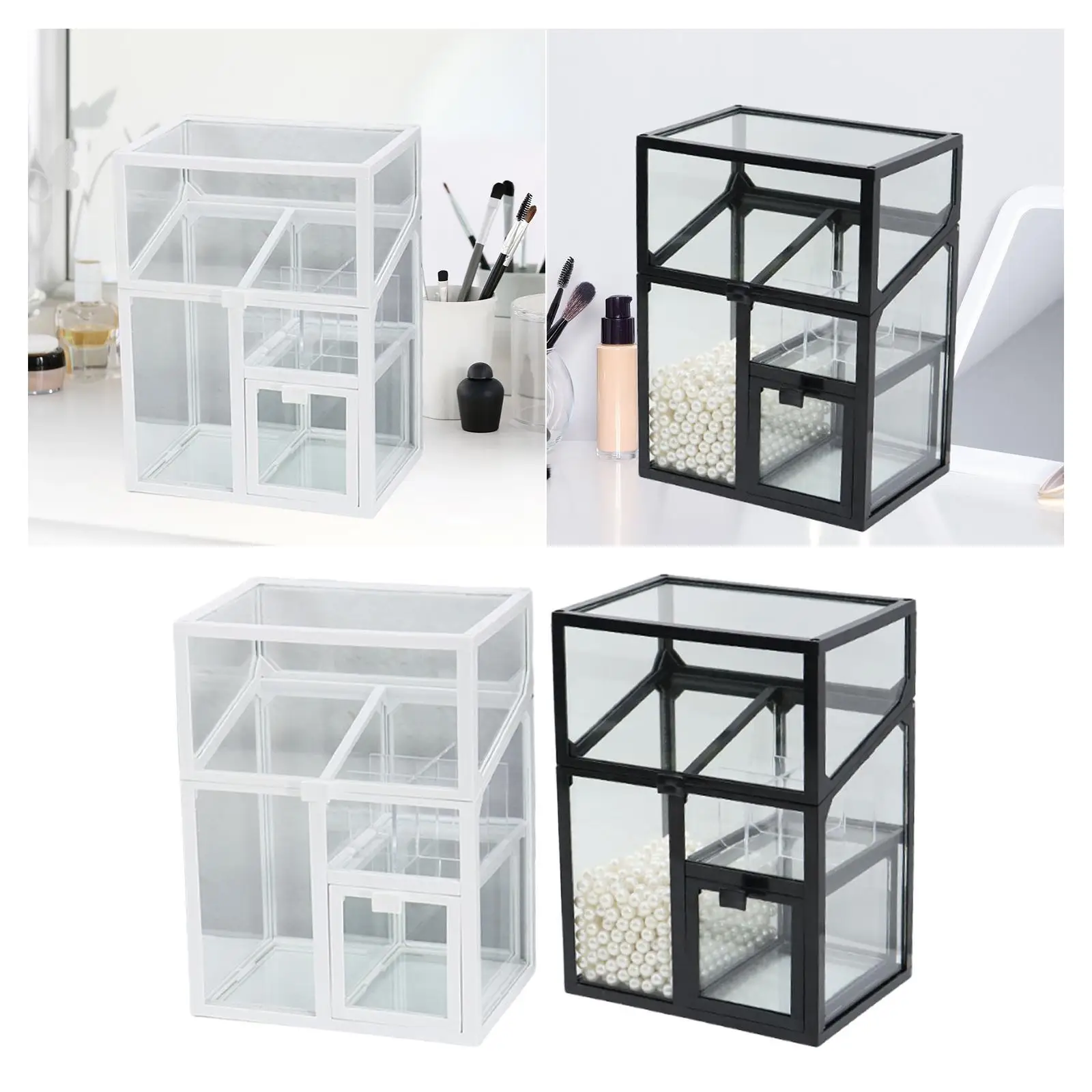 

Органайзер для макияжа, портативный держатель для кистей для макияжа для фигурок, женская столешница