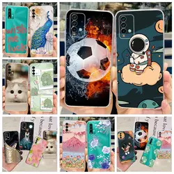 For Xiaomi Redmi 9T Case Cute Fashion Painted Cover Clear Silicone Phone Case For Xiaomi Redmi 9T Redmi9T Soft TPU Fundas Bumper