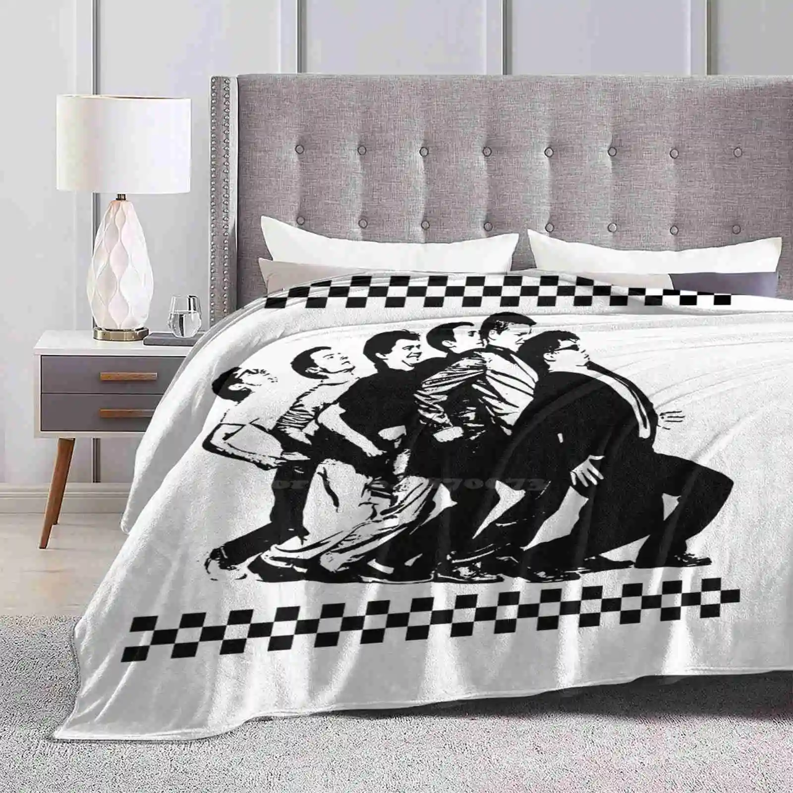 Madness New Print Novelty Fashion Soft Warm Blanket Pop Art Reggae Ska Rocksteady The Specials Dub Skinhead