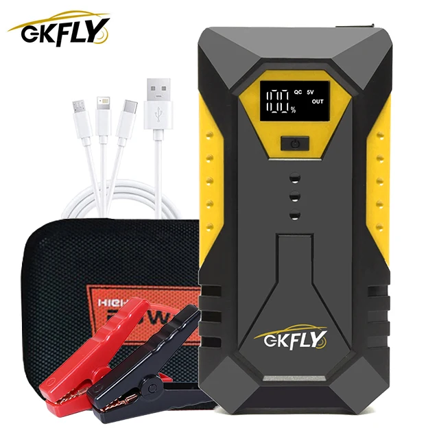 GKFLY Draagbare Auto Startkabels 2000A/3000A/4000A Powerbank Auto Booster Oplader 12V Startapparaat Benzine Diesel