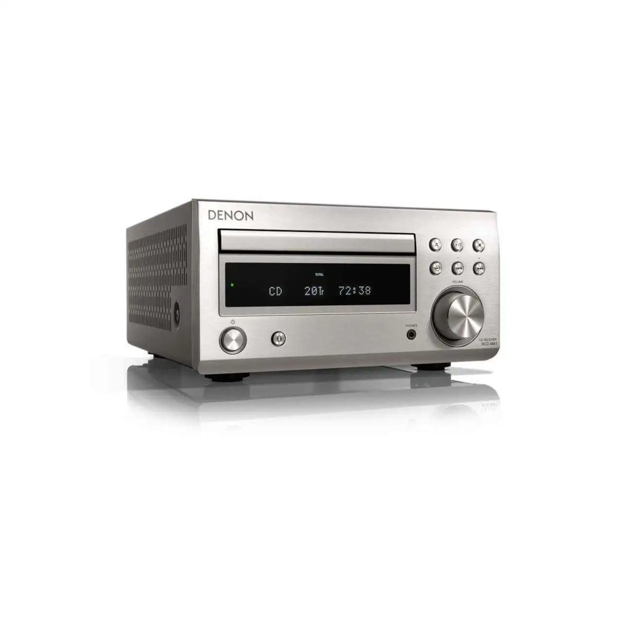 

2025 hot sale Denon D-M41 - Microcadena con Lector de CD y Bluetooth, Color Plata y Cherry