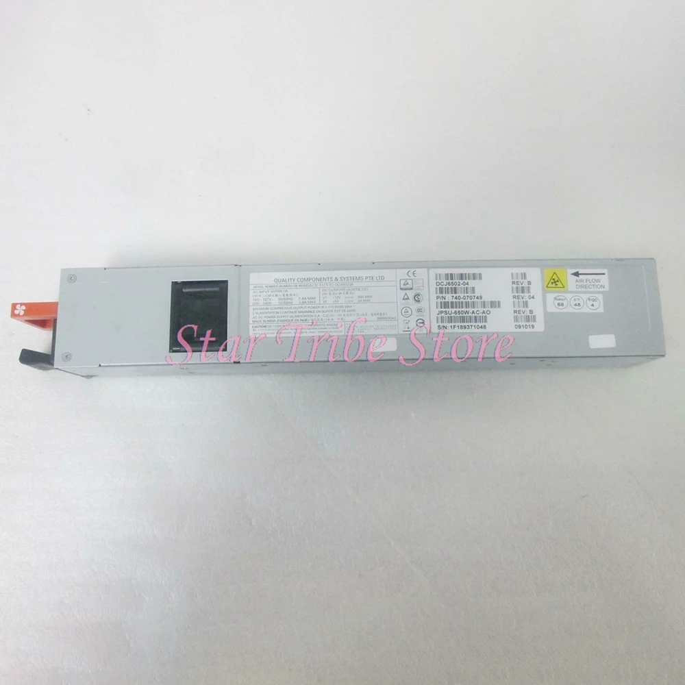 JPSU-650W-AC-AO 740-070749 650W DCJ6502-04 Power Supply