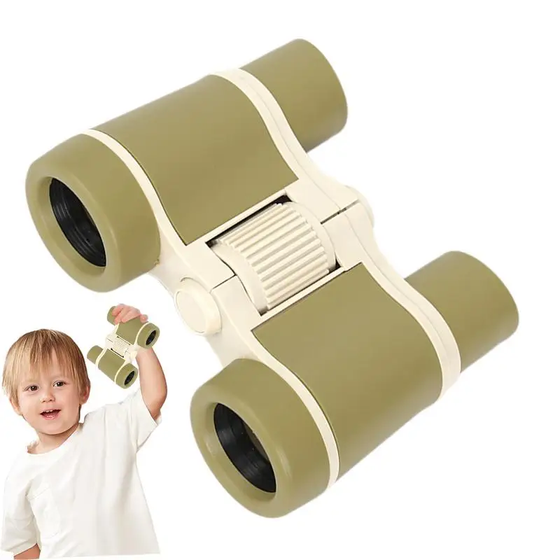 Children Binoculars Educational Toys Telescope For Girls 4X30 High Magnification Observation Educational Toy Telescope For