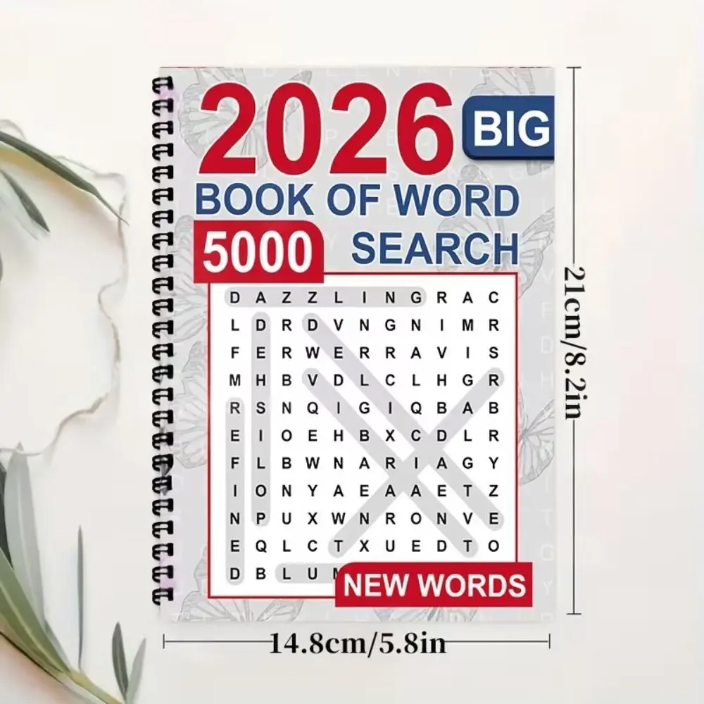 Mixed Words Big Book of Word Search Brain Games Stress Relief Word Search Puzzle Book Large Print Educational Spelling Book