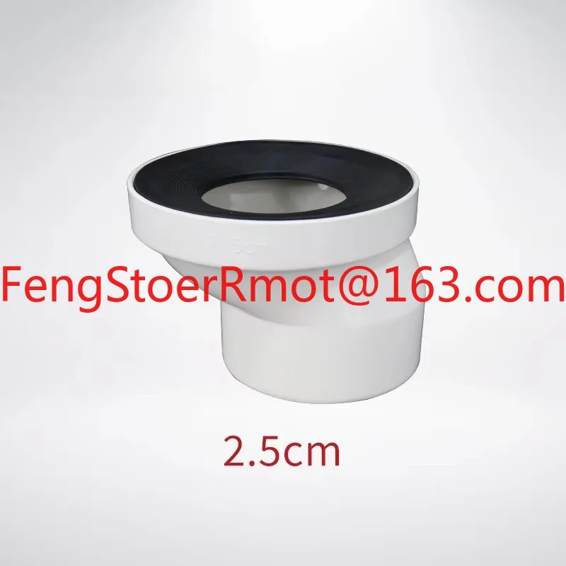 25 50 75 100 125mm PVC displacement pipe fittings with rubber ring for drainage