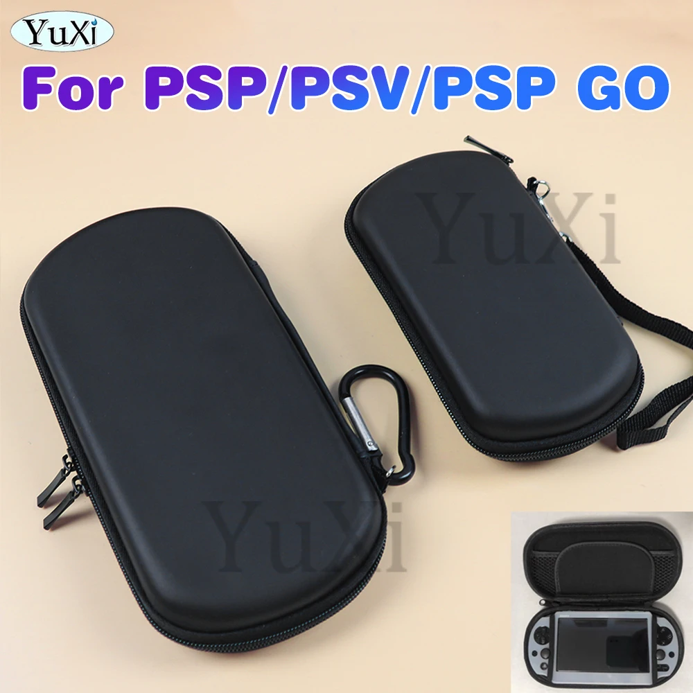 1Pc EVA Skin Carry Hard Case Bag Pouch for PSP PSV PS Vita PSP GO With Strap Durable All Around Protective Case for PSP1000 2000