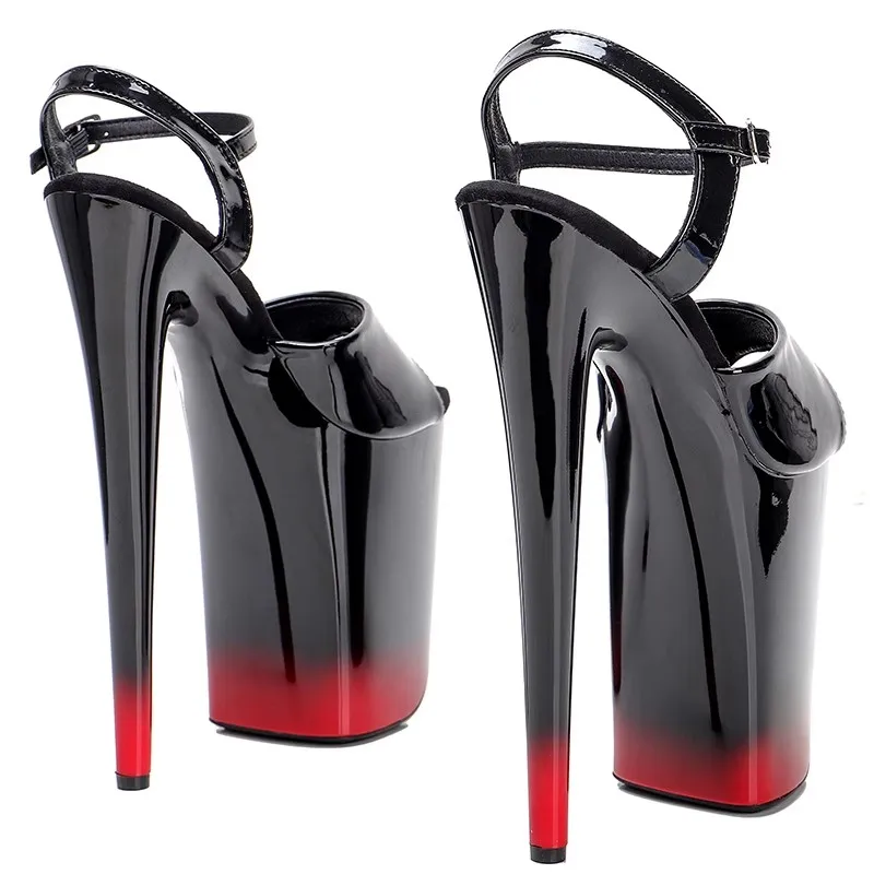 LAIJIANJINXIA PU Uppre New Color High Heel Sandals 23cm /9inch Sexy Model Show Shoes And Pole Dancing Shoes 017