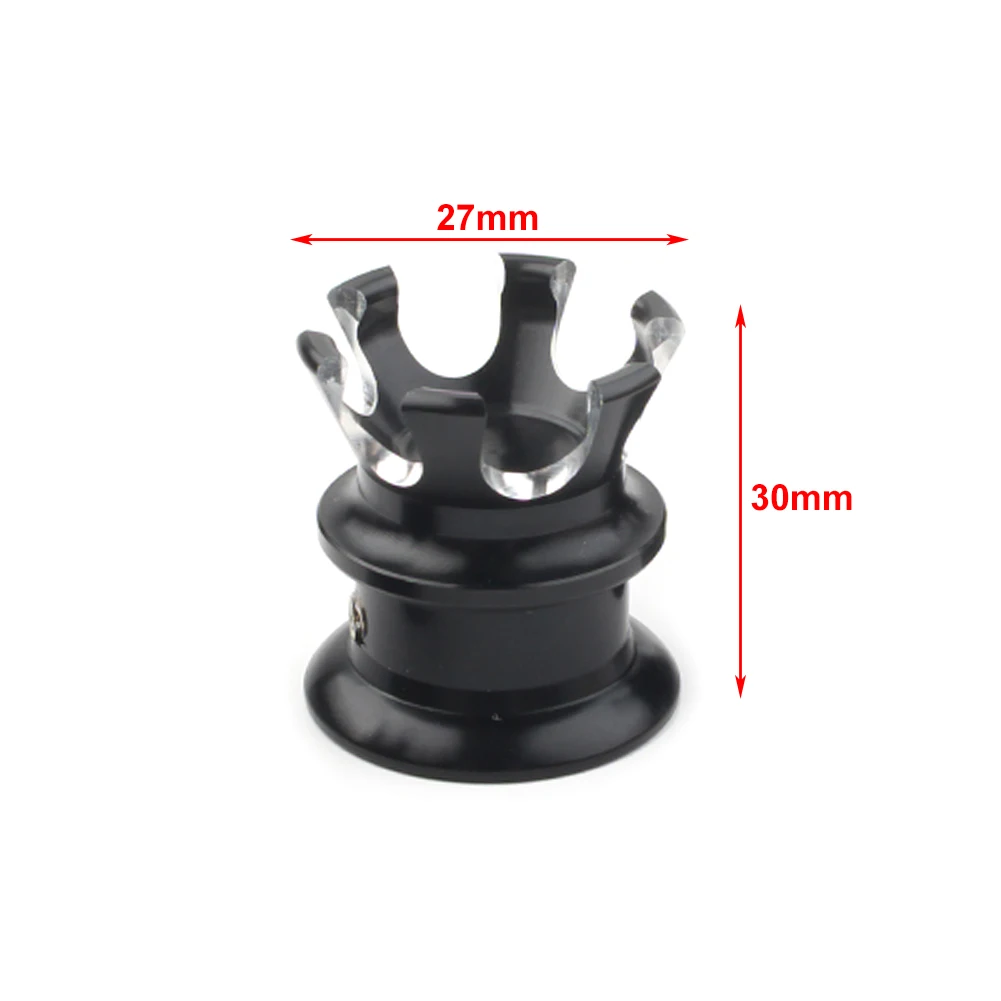 4pcs Motorcycle Head Bolt Topper Crown Cap Motocross Engine Cover Trim For Harley Softail Dyna Sportster XL883 1200 Cam Touring