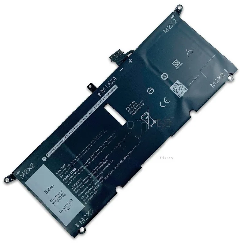 ل Dell XPS 13-5390 XPS 9370 9380 DXGH8 HK6N5 بطاريات بديلة لبطاريات الكمبيوتر المحمول