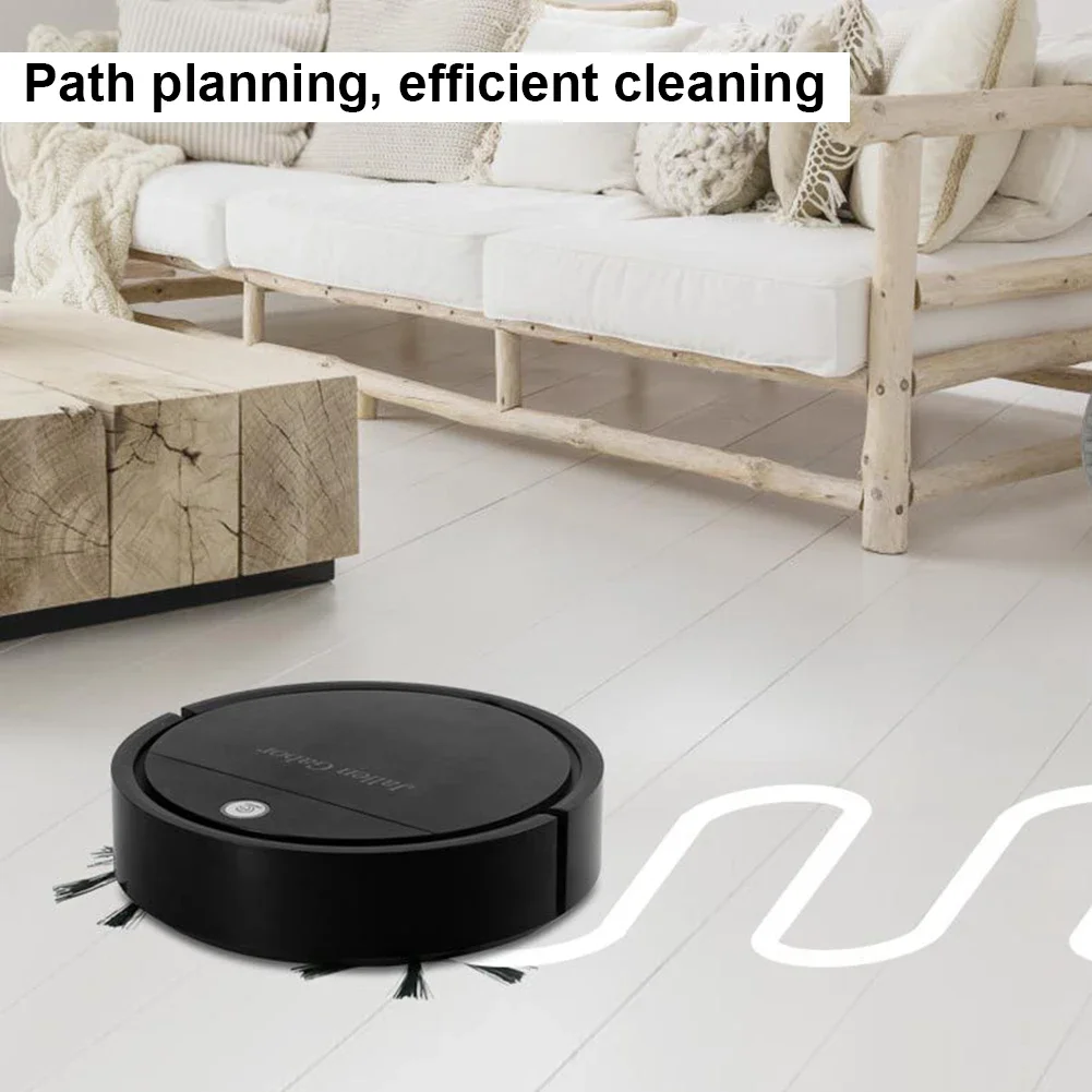 Робот-пылесос 3 в 1, многофункциональный бытовой беспроводной робот-пылесос, перезаряжаемый через USB, умный для твердого пола, ковер для волос домашних животных