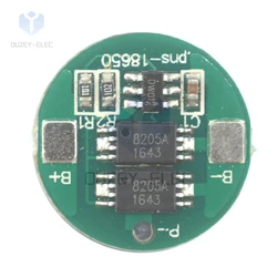 4-8A Dual MOS Round Charge and Discharge Protection Board 18650 Lithium Battery Charging Protect Module Overcharge Overcurrent